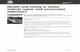 Health and Safety Executive Health and safety in motor ... · Health and safety in motor vehicle repair and associated industries Page 3 of 101 Health and Safety Executive Contents