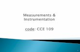 oLecture (2 hours) / week - Delta Univdeltauniv.edu.eg/new/engineering/wp-content/uploads/Chapter1.pdf · ... (2 hours) / week ... o Morris A.S., Measurement & Instrumentation Principle,