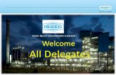 ISGEC HEAVY ENGINEERING LIMITED Welcome All Delegates · ISGEC HEAVY ENGINEERING LIMITED Welcome All Delegates . ... in a boiler. b. ... Maharashtra 23.5 40 400 Slop + Bagasse )HEUXDU\p