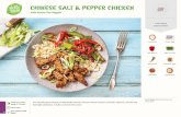 CHINESE SALT & PEPPER CHICKEN - .little less spice mix. DTIP: Add as much or as little chilli flakes