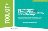 diversity.berkeley · Strategic Planning Steps ... workforce and client demographics, hiring and advancement practices, professional development opportunities,