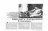 Shivaji Forgotten Cousins - IIT Bombaysudarsha/MEF/Shivaji Forgotton- New.pdf · Title: Shivaji Forgotten Cousins.pdf Author: Administrator Created Date: 1/20/2006 9:40:46 AM