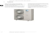 1 Features - Recair Oy · This innovative Daikin unit provides a ... • Split Sky Air • Outdoor ... Units are suitable for use on electrical systems where voltage supplied to unit