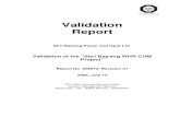 Validation Report Bajrang 20060713 - netinform · Urla Industrial Area, Building 522/C Raipur – 493221, India ... the Validation report. Used to refer to the relevant checklist