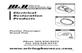 Pontiac Passenger and Grand Prix Catalog - Wiring … · Pontiac Passenger Grand Prix Phone 562.926.9552 Fax 562.926.9572 sparky@wiringharness.com  BATTERY CABLES Electrical …