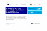 Windows Server 2012 R2 Windows PowerShell Fundamentals · 2012 R2 – Windows PowerShell Fundamentals ... more than 230 standard command-line tools, and ... Windows Server 2012 R2