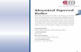 Roller Mtd. Tapered Bearings - Cross & Morse Tapered roller.pdf · I-2 Mounted Tapered Roller Modular bearing assembly consisting of sealed and lubricated inch or metric tapered bearing