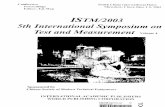 ISTM/2003 5th International Symposium on - gbv.de · ISTM/2003 5th International Symposium on ... Operational Parameter in the Electro Magnetic Transient ... of the Aiming Line Drift