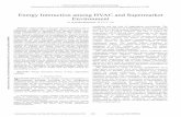 Energy Interaction among HVAC and Supermarket Environment€¦ · conditions and the load of supermarket environment. ... supermarket provided by abnormal HVAC operations ... data