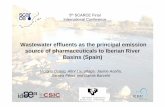 Wastewater effluents as the principal emission source … · Wastewater effluents as the principal emission source of pharmaceuticals to Iberian River Basins ... Case study I: lower