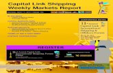 Capital Link Shipping Weekly Markets Report - … · international shipping companies, ... a leading diversified crude, product and LNG tanker operator, ... alliance with a major