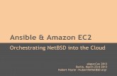 Ansible & Amazon EC2 - Feyrer 2013 - Ansible and... · Ansible & Amazon EC2 Orchestrating NetBSD into the Cloud pkgsrcCon 2013 Berlin, March 23rd 2013 Hubert Feyrer