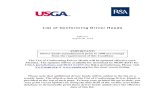List of Conforming Driver Heads - United States Golf ... · The List of Conforming Driver Heads identifies the models and lofts of all ... only the image of the driver head's sole