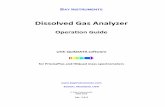 Dissolved Gas Analyzer - Duke River Center - Home · Dissolved Gas Analyzer Operation Guide ... Set the temperature of the water bath to one that is ... and-clamp-mounted valves should