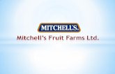Pakistan. Its foundation was laid by Francis J. Mitchell … · •Established in 1933; Mitchell’s is the oldest food company in Pakistan. Its foundation was laid by Francis J.