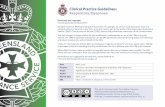Clinical Practice Guidelines: Respiratory/Dyspnoea · QUEENSLAND AMBULANCE SERVICE 160 Dyspnoea is a subjective feeling, described as ‘shortness of breath’, but it also implies