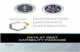 INFORMATION ASSURANCE CAPABILITIES - … · Data at Rest Capability Package iii INFORMATION ASSURANCE CAPABILITIES January 2018 8 Requirements for Selecting Components ...