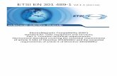 ETSI EN 301 489-1 V2.1.1 (2017-02) · ETSI EN 301 489-1 V2.1.1 (2017-02) ElectroMagnetic Compatibility (EMC) standard for radio equipment and services; Part 1: Common technical requirements;
