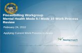Fiscal/Billing Workgroup Mental Health Mode 5 / … · Fiscal/Billing Workgroup Mental Health Mode ... Peter Merna –Netsmart Project ... • CBHS will be implementing a new patient