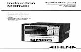 Athena 6000/6200 - heaters-controls-hydraulics.com · Athena 6000/6200 Microprocessor-based Temperature Controller Designed for the user Athena’s unique new 6000 microprocessor-based