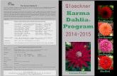 The Karma Dahlia - Fred Gloeckner€¦ · The Karma Dahlia ® The Fred C ... rose with cream petal base Karma Irene ® - brilliant orange-red Karma Bon Bini ® - red tip with yellow