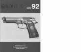 CONTENTS · The series 92 Beretta pistols are semi-automatic firearms functioning on the short barrel recoil principle and using a falling block locking system.