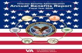 The Fiscal Year 2016 Annual Benefits Report · The Fiscal Year 2016 Annual Benefits Report ... Insurance – Number of lives ... Post-Vietnam Era Veterans Educational Assistance