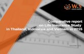 Comparative report on Life Insurance Study in … · Comparative report on Life Insurance Study in Thailand, Indonesia and Vietnam in 2015 December 2015