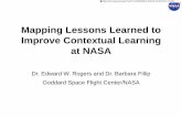 Mapping Lessons Learned to Improve Contextual Learning … · Mapping Lessons Learned to Improve Contextual Learning ... of Concept Mapping Lessons (in class exercise with ... to