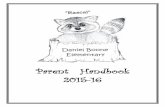 Parent Handbook 2015-16 - Daniel Boone Elementaryfhsddbe.sharpschool.net/UserFiles/Servers/Server_996816/Image... · Parent Handbook Daniel Boone Elementary School ... Solicitation