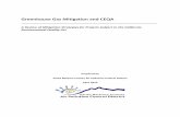 Greenhouse Gas Mitigation and CEQA .Greenhouse Gas Mitigation and CEQA _____ A Review of Mitigation