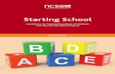 NCSE - Starting School - Guidelines for Parents/Guardians ...ncse.ie/wp-content/uploads/2016/02/02155-NCSE-Starting-School... · NCSE 2016 Starting School Guidelines for Parents/Guardians