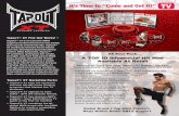 It’s Time to “Come and Get It!” - Outdoors · TapouT® XT Marketing Facts: • TapouT® XT taps the explosive extreme 90-day home training programs that blanket the TV airwaves.