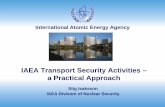 IAEA Transport Security Activities – a Practical Approach · 04/11/2015 · IAEA Transport Security Activities – a Practical Approach ... International Atomic Energy Agency Nuclear