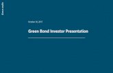 Green Bond Investor Presentation - Startside | Agder …€¦ · Agder Energi in brief Vertically integrated utility company Fourth largest supplier of hydro power –mean production
