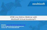 SP3D Live Online Webinar with Multisoft Virtual … · SP3D Live Online Webinar with Multisoft Virtual Academy!!! Website: Email: info@multisoftvirtualacademy.com Contact No: +918130666206/209