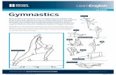 English for THE GAMES Gymnastics - British Council ...learnenglish.britishcouncil.org/sites/...worksheets-gymnastics-v2.pdf · English for THE GAMES Gymnastics ... horse and rings.