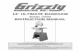 14 ULTIMATE BANDSAWec1.images-amazon.com/media/i3d/01/A/man-migrate/MANUAL000031… · ing of moving parts, breakage of parts, mounting, and any other conditions that may affect its