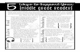 5 Ways to Support Your {middle grade reader} - Weeblymrsbratsch.weebly.com/uploads/8/3/2/2/83224632/middlegradereading... · Pictionary Charades Headbanz Scrabble Overdrive iTunes