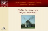 Noble Corporation Project Windmill - … · Noble Corporation Project Windmill . ... Project Windmill ... Replacement value of fleet was $6.3 billion per Jefferies’ November/December