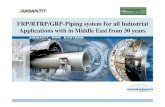 FRP/RTRP/GRP-Piping system for all Industrial Applications ... · FRP/RTRP/GRP-Piping system for all Industrial Applications with in Middle East from 30 years. ... Stress Corrosions