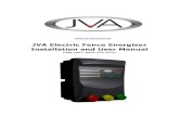 JVA Electric Fence Energiser Installation and User Manual JVA Ag Energiser Manual.pdf ·  JVA Electric Fence Energiser Installation and User Manual (MB8, MB12, MB16, SV5, SV10)