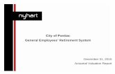 City of Pontiac General Employees’ Retirement System of Pontiac GERS Valuation... · City of Pontiac General Employees’ Retirement System Actuarial Valuation as of December 31,