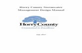 Horry County Stormwater Management Design Manualstormwater.horrycounty.org/Portals/21/Documents... · Stormwater Management Department Stormwater Mana ... specific to the Horry County