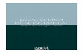 LOCAL CHURCH MISSIONS MANUAL - .Pentecostal Holiness Church in an ... must be responsible to do our