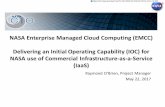 NASA Enterprise Managed Cloud Computing (EMCC) … · Billing mechanism consistent with SAP and government ... • Capacity Plan ... • Release Management • Change Management 6.0