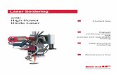Laser Soldering with High-Power Diode Laser Laser Soldering.pdf · Speziallötverfahren Montage-automatisierung Example Synopsis of a custom made machine: - Product: Winding of DC-motor