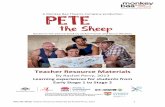 Pete the Sheep TEACHER RESOURCE FINAL March 2014 · ‘PETE’THE’SHEEP’.’Students’can’be’instructed’to’consider’multiple’scenes’or’just