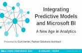 Integrating Predictive Models and Microsoft BIcdn.osisoft.com/corp/en/media/presentations/2014/UsersConference... · Integrating Predictive Models ... Reliability & Integrity Hydrocarbon