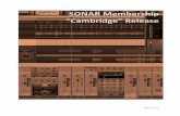 SONAR Membership Cambridge” Releasestatic.cakewalk.com.s3.amazonaws.com/cakewalk/products/sonar/... · 2 | P a g e SONAR Membership “Cambridge” Release It’s been another busy